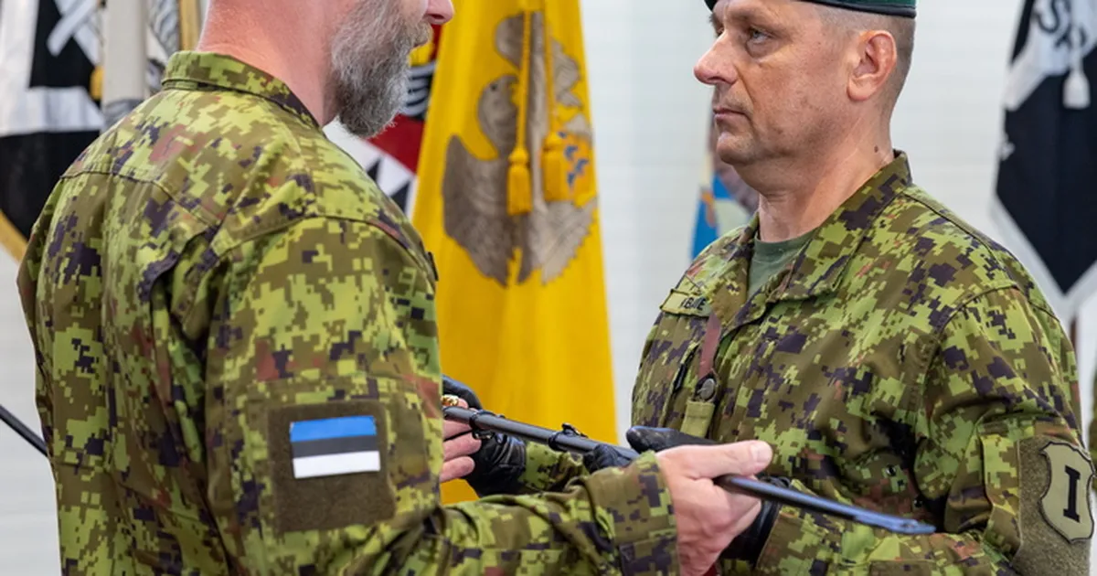 FOTOD ⟩ Kaitseväe uus ülemveebel on Andreas Rebane