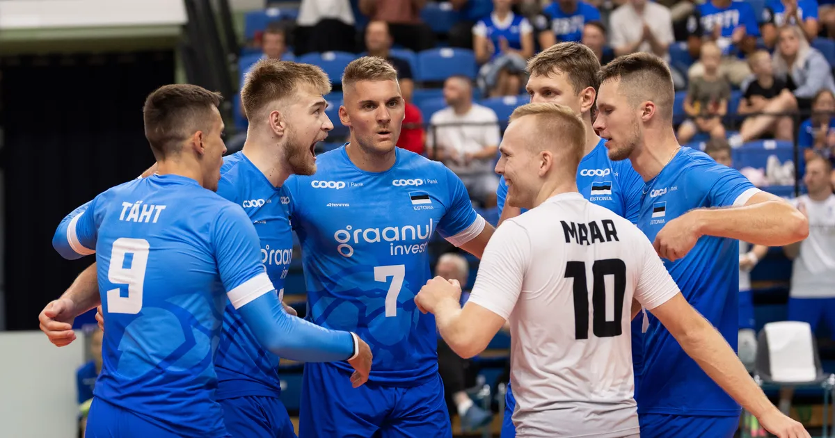 Töö tehtud: Eesti võrkpallikoondis võitis mängu ja kindlustas koha EM-finaalturniiril!