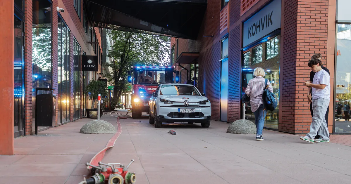 Rotermanni kvartali hotelli tulekahju põhjustas laadima pandud droon