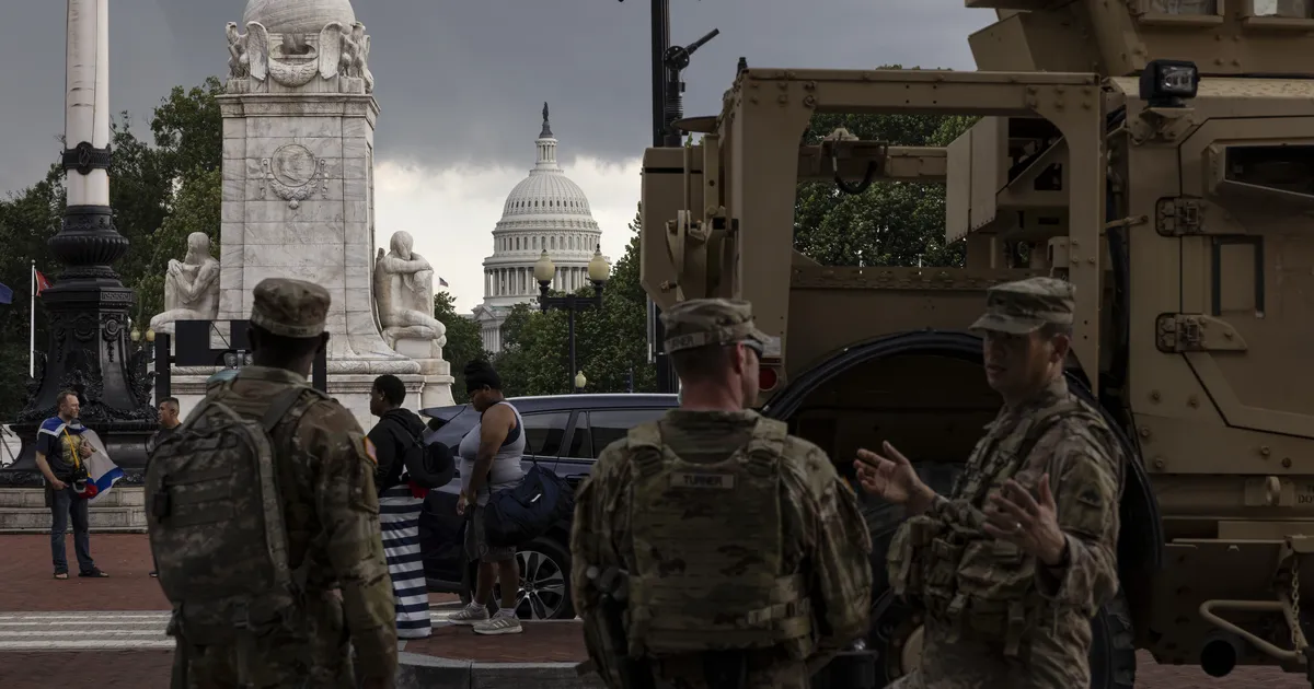 Trumpi saadetud 800 rahvuskaartlast jõudsid Washingtoni kohale