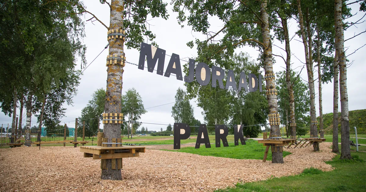 PILDID ⟩ Majoraadi pargis saab nüüd turnida madalseiklusradadel