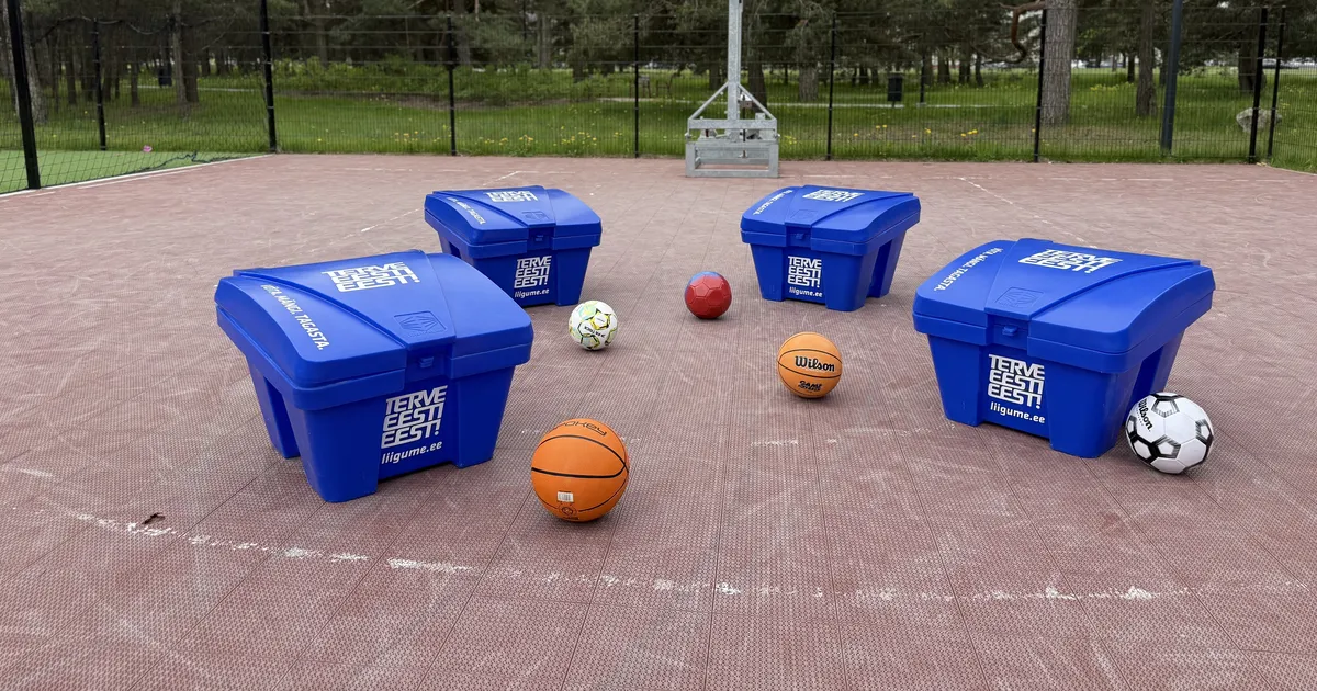 Kiiduväärt algatus: sajad Eesti spordiplatsid täitusid pallikastidega