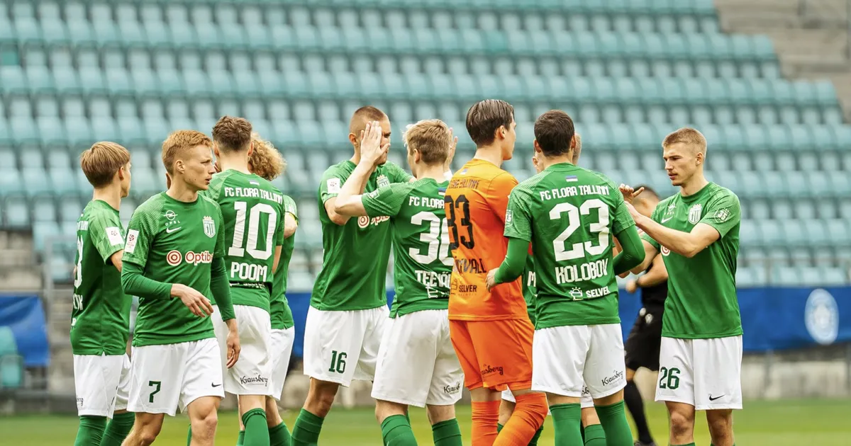 Viikingid seljatanud Flora vähendas vahet Levadiaga