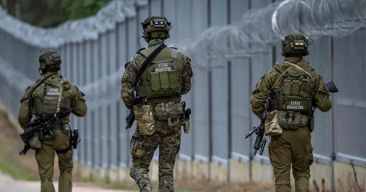 Poola sõdur sai Valgevene piiril toimunud kokkupõrkes agressiivsete migrantidega viga
