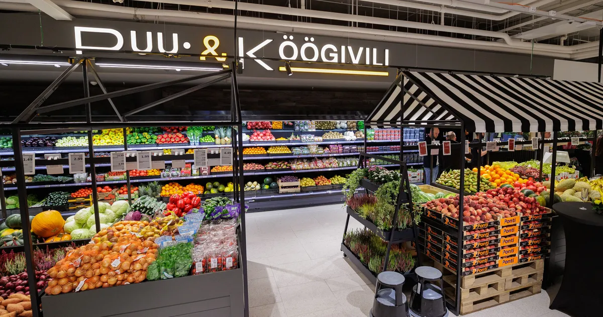 EL-i saagitrend: köögiviljade saak kerkis, puuviljad languses