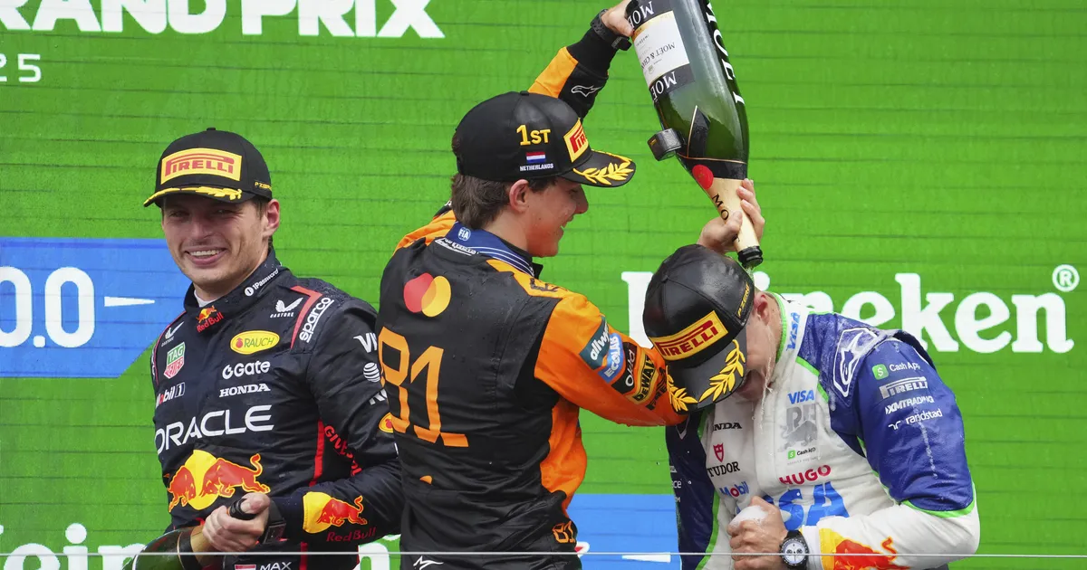 Piastri võttis Hollandis hooaja seitsmenda võidu, esikolmikusse mahtus ka üllatusmees