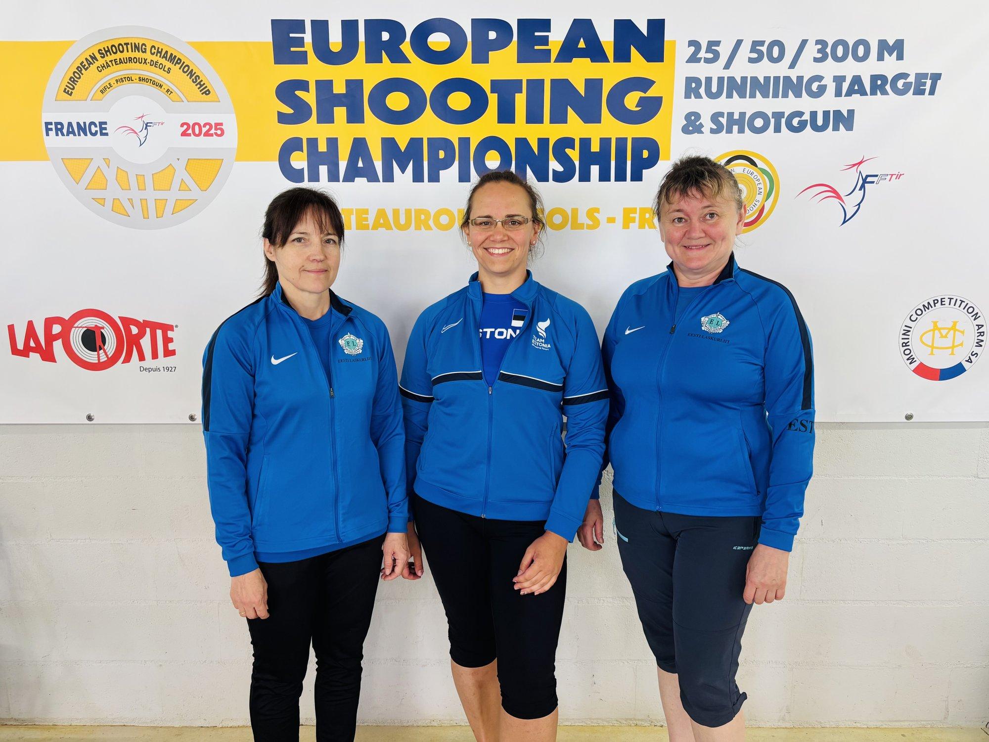 Eesti püssinaiskond võitis Euroopa meistrivõistlustel pronksmedali