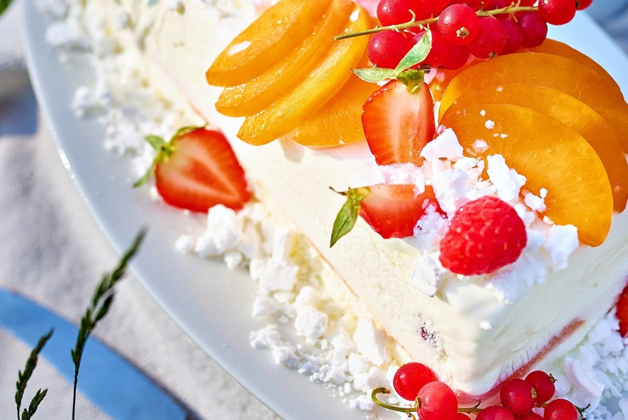 RETSEPT | Liiga lihtne, et mitte proovida – jäätisetort aprikooside ja sõstardega