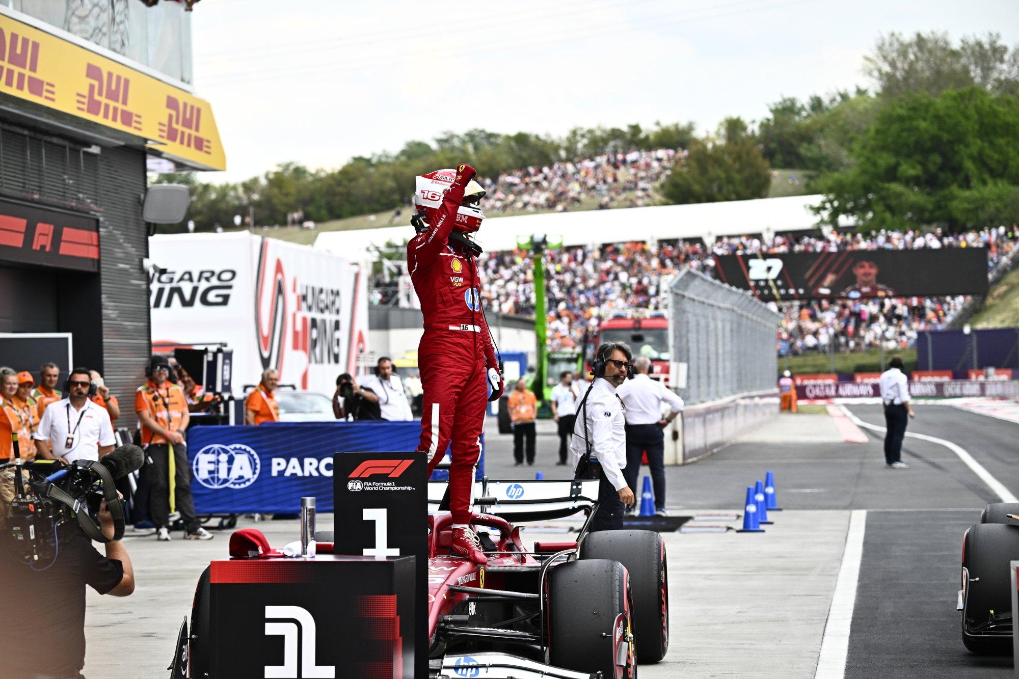 Leclerc valmistas Hungaroringil üllatuse