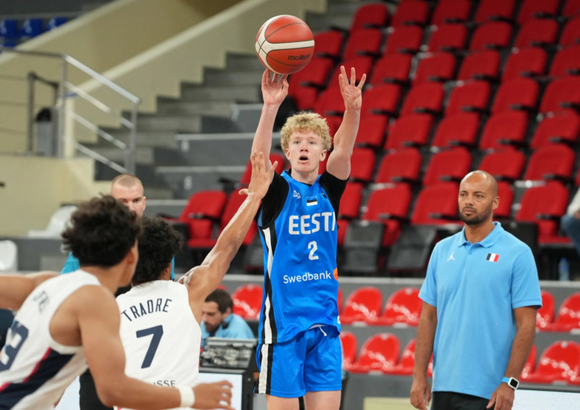 Võiduta jätkav Eesti U16 korvpallikoondis kaotas EM-il Saksamaale