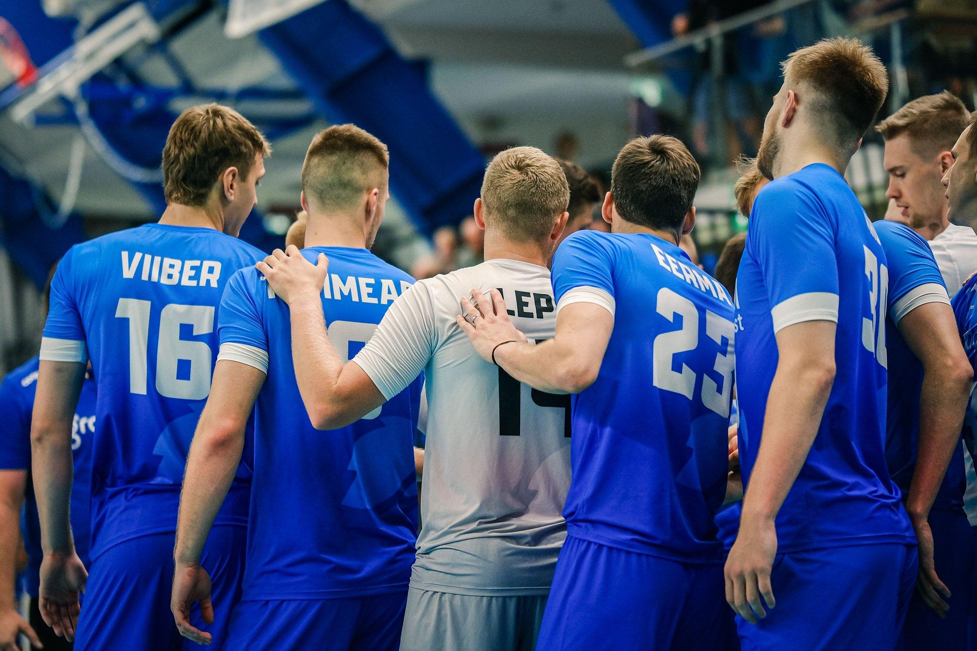 Meeste võrkpallikoondis lõpetas kontrollmängud võiduga Läti üle