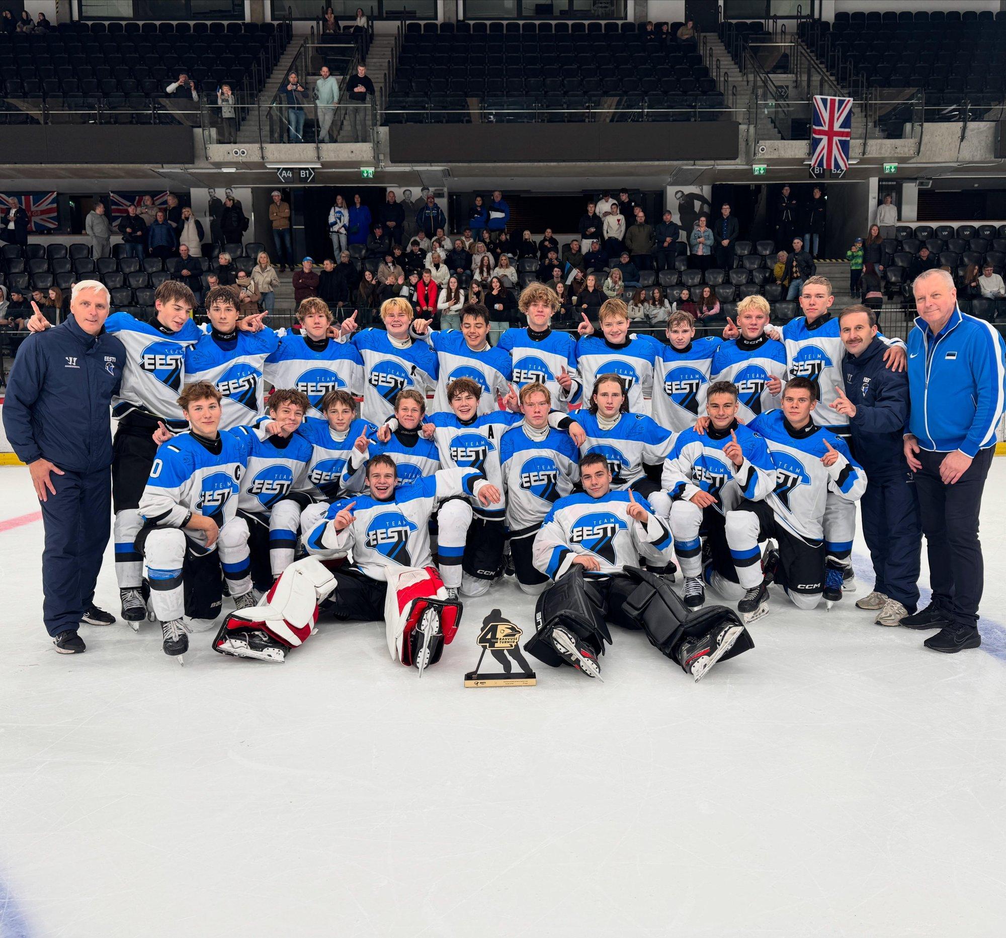 Eesti U16 jäähokikoondis võitis nelja rahvuse turniiri