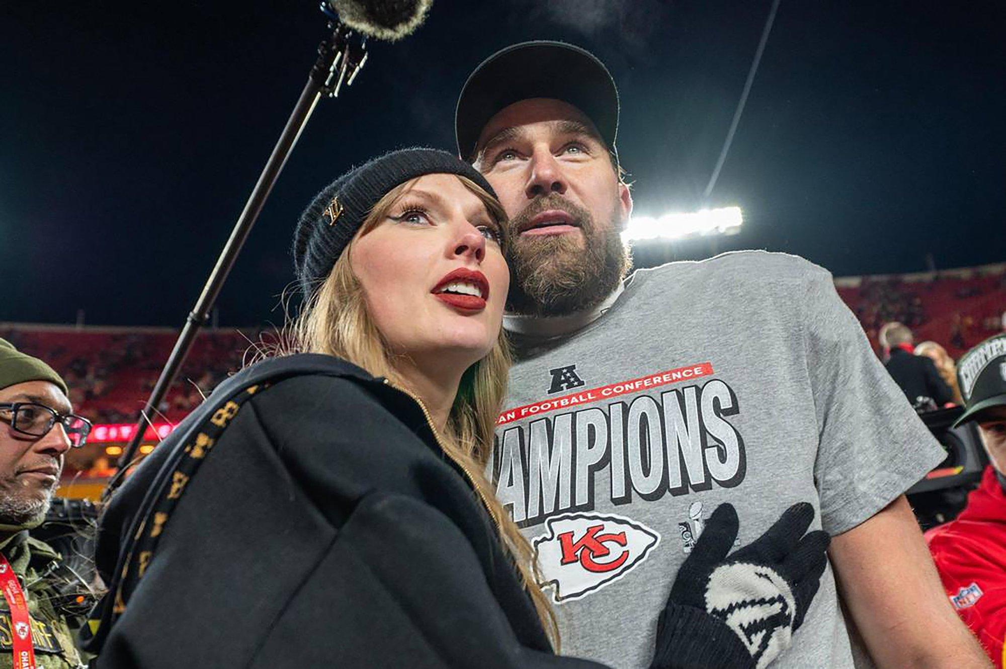 FOTOD | Sõrmus sõrmes! Taylor Swift ja Travis Kelce kihlusid