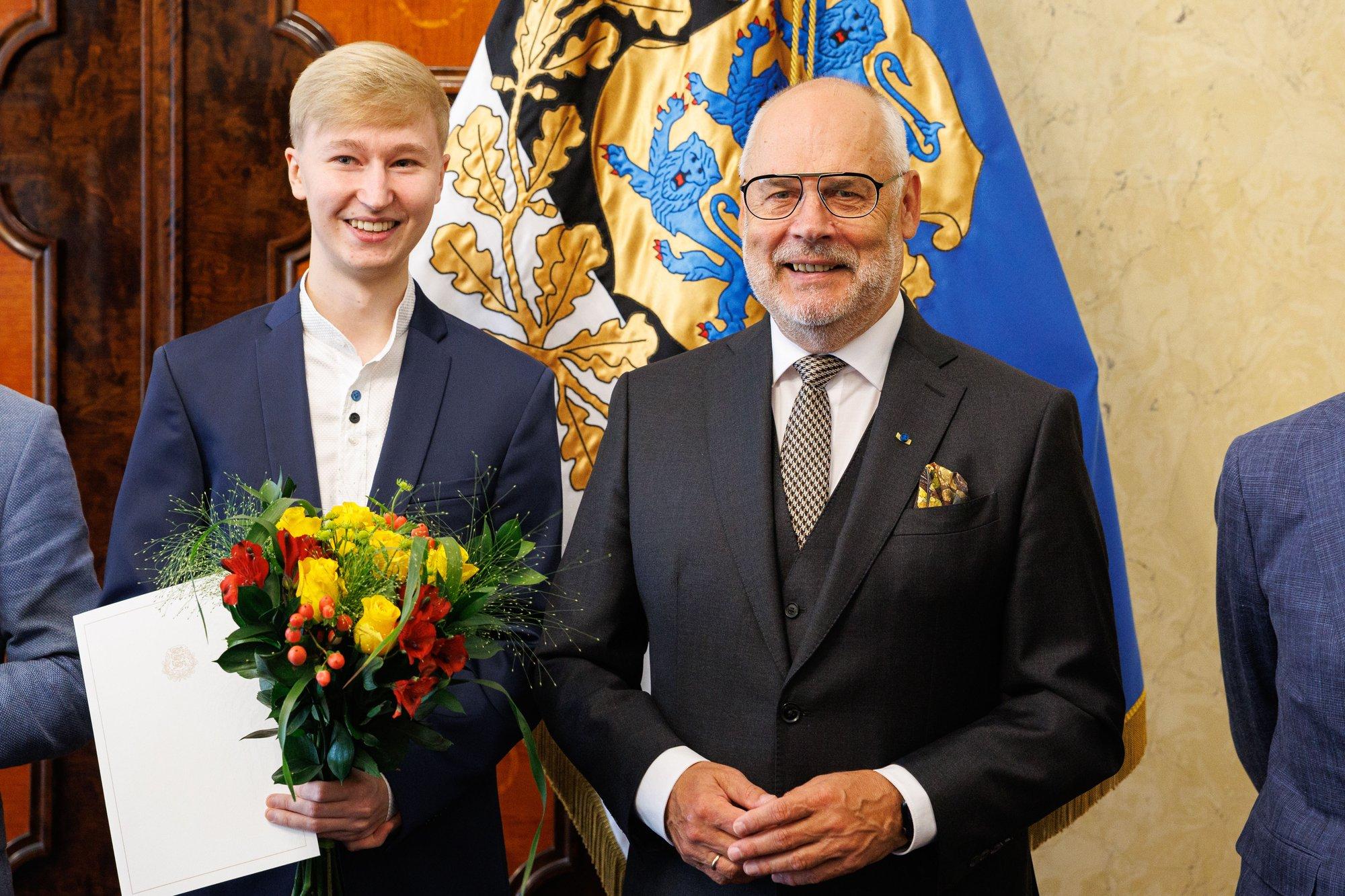 FOTOD | Presidendi noore kultuuritegelase preemia pälvis viiuldaja Hans Christian Aavik