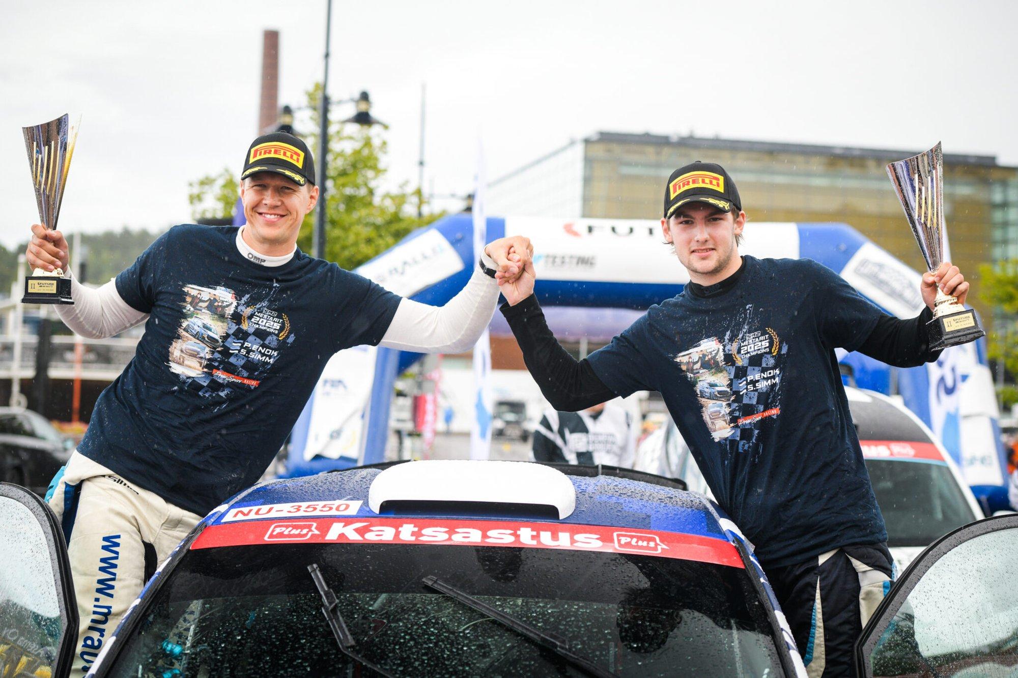 Eesti rallitalent Enok krooniti Soome meistriks. „Seal on päris palju tähtsaid rallininasid, kellele on võimalik silma jääda“