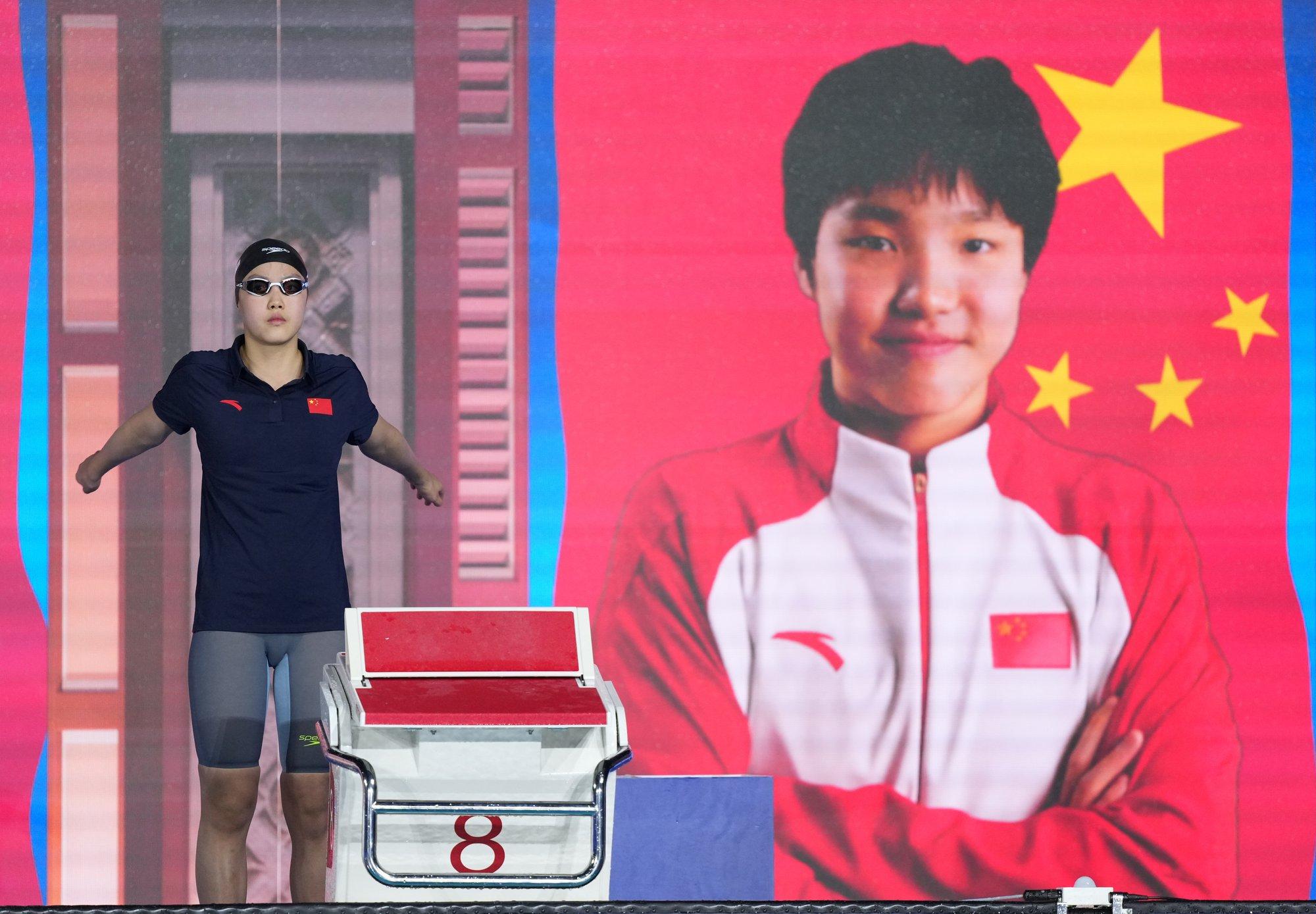 Hiina 12-aastane ujumistalent võitis MM-il ajaloolise medali