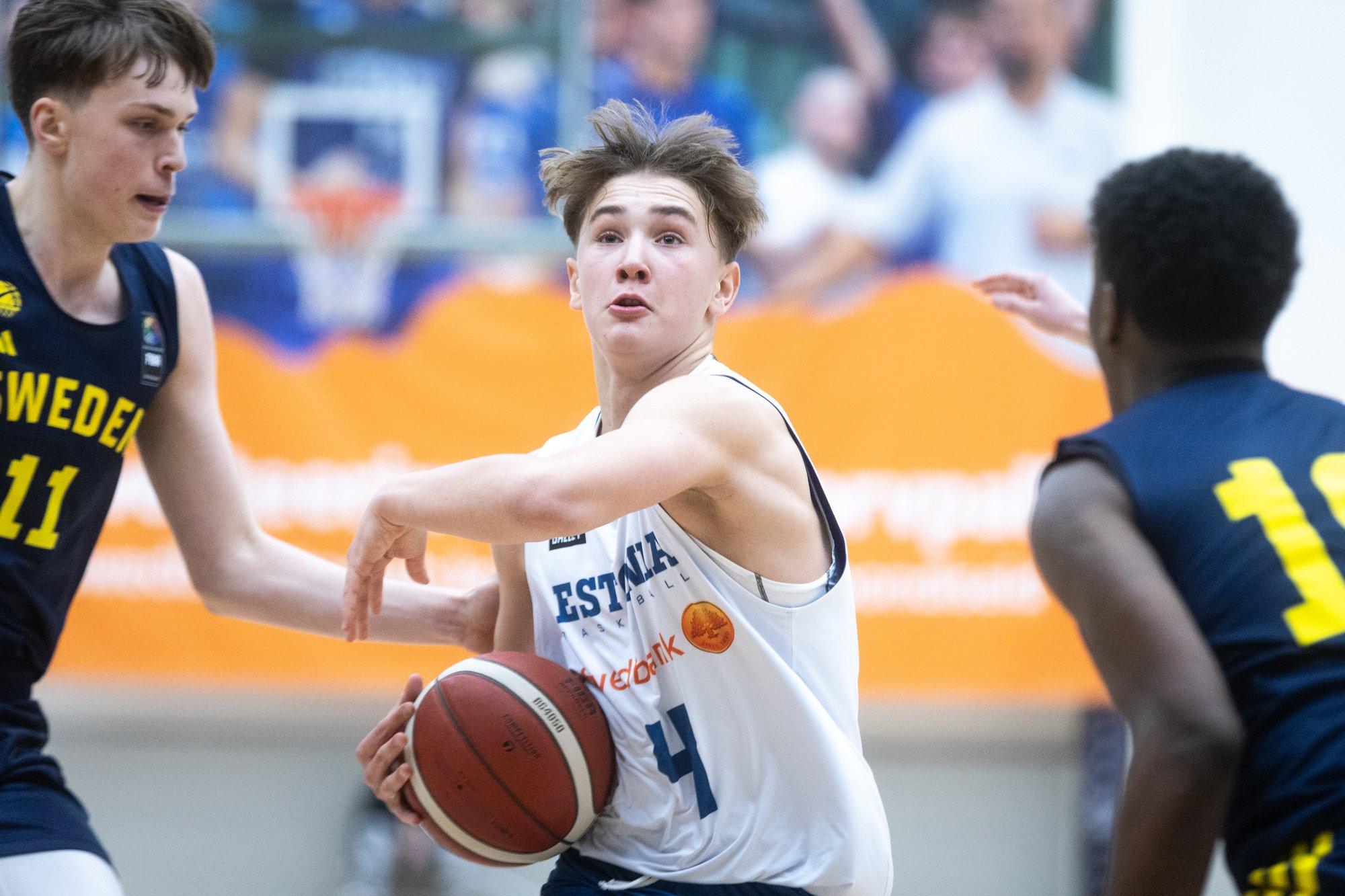 Eesti U16 korvpallikoondis kaotas EMil Prantsusmaale 58 punktiga