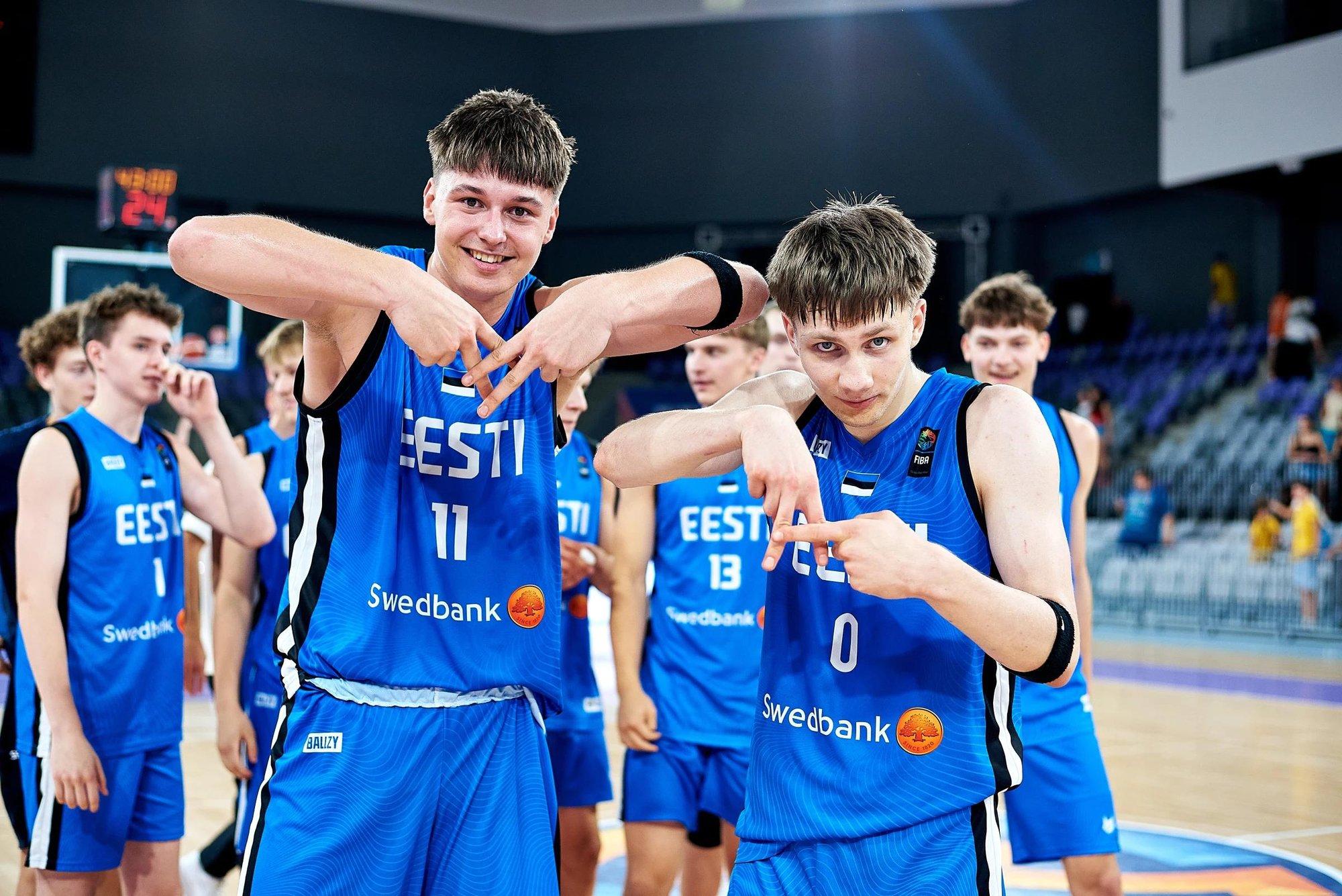 VIDEO | Eesti U18 korvpallikoondis pääses EM-i B-divisjoni finaali ja tõuseb üle pika aja Euroopa eliiti