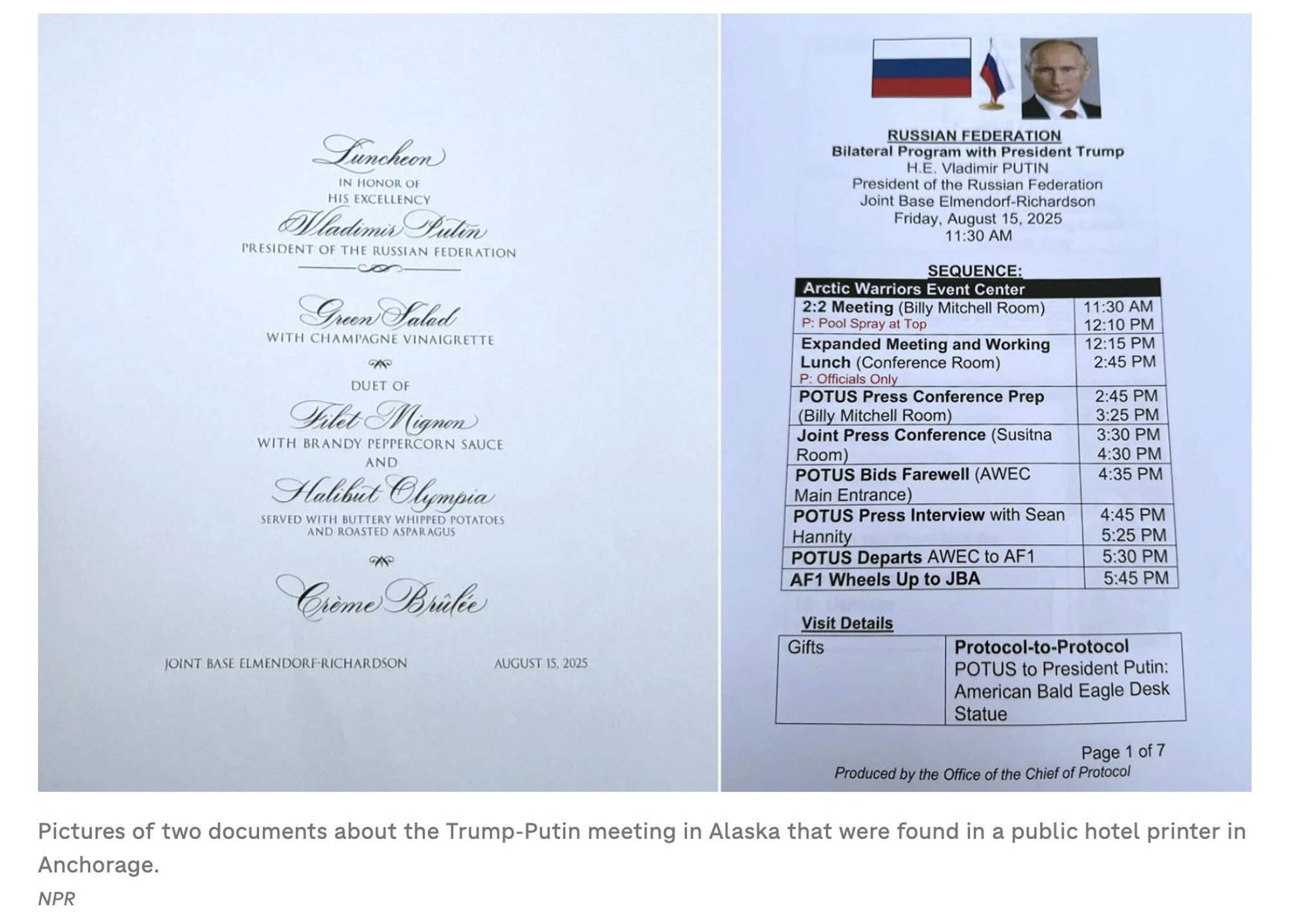 SÕJAPÄEVIK (1272. päev) | Alaska hotellist leitud USA valitsuse dokumentides viidatakse Putinile kui Tema Ekstsellentsile