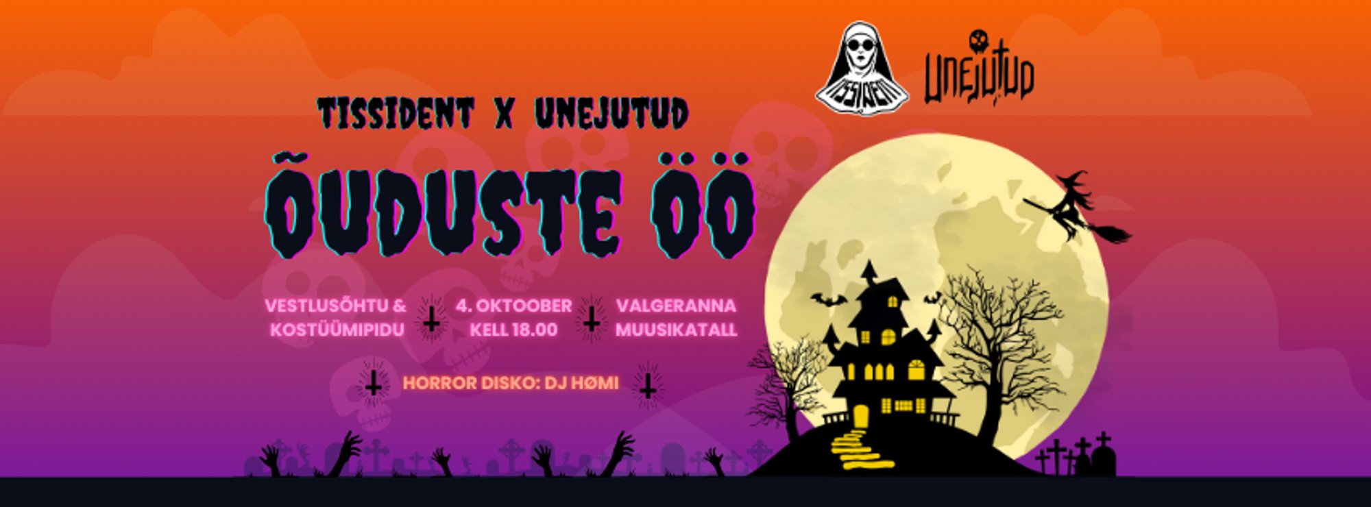 PODCAST | Pilk peale! Tissident ja Unejutud kutsuvad vägevale halloween’i kostüümipeole