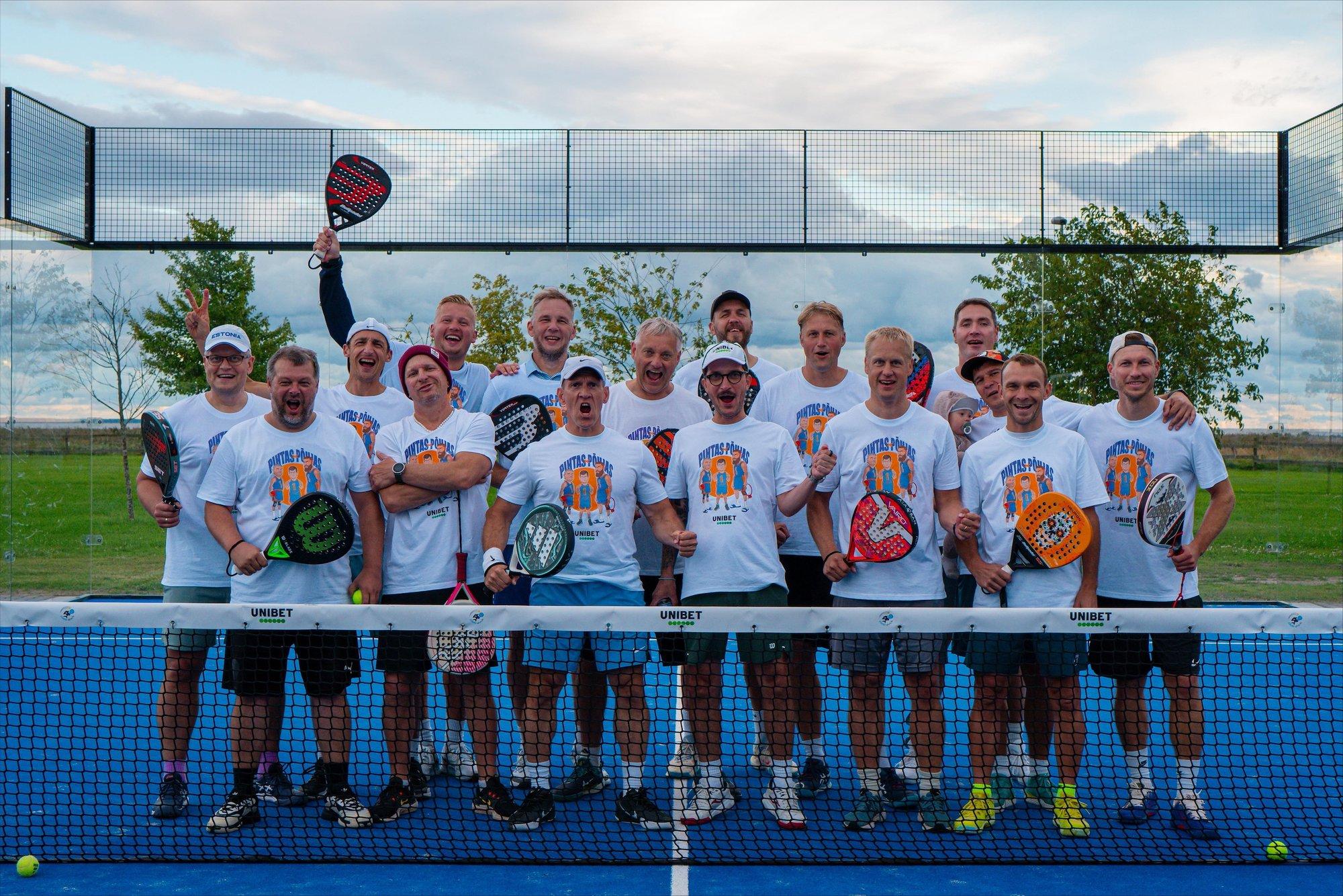 Unibet esitleb „Pihtas põhjas“ suvise padeliturniiri võitis Tähtede meeskond