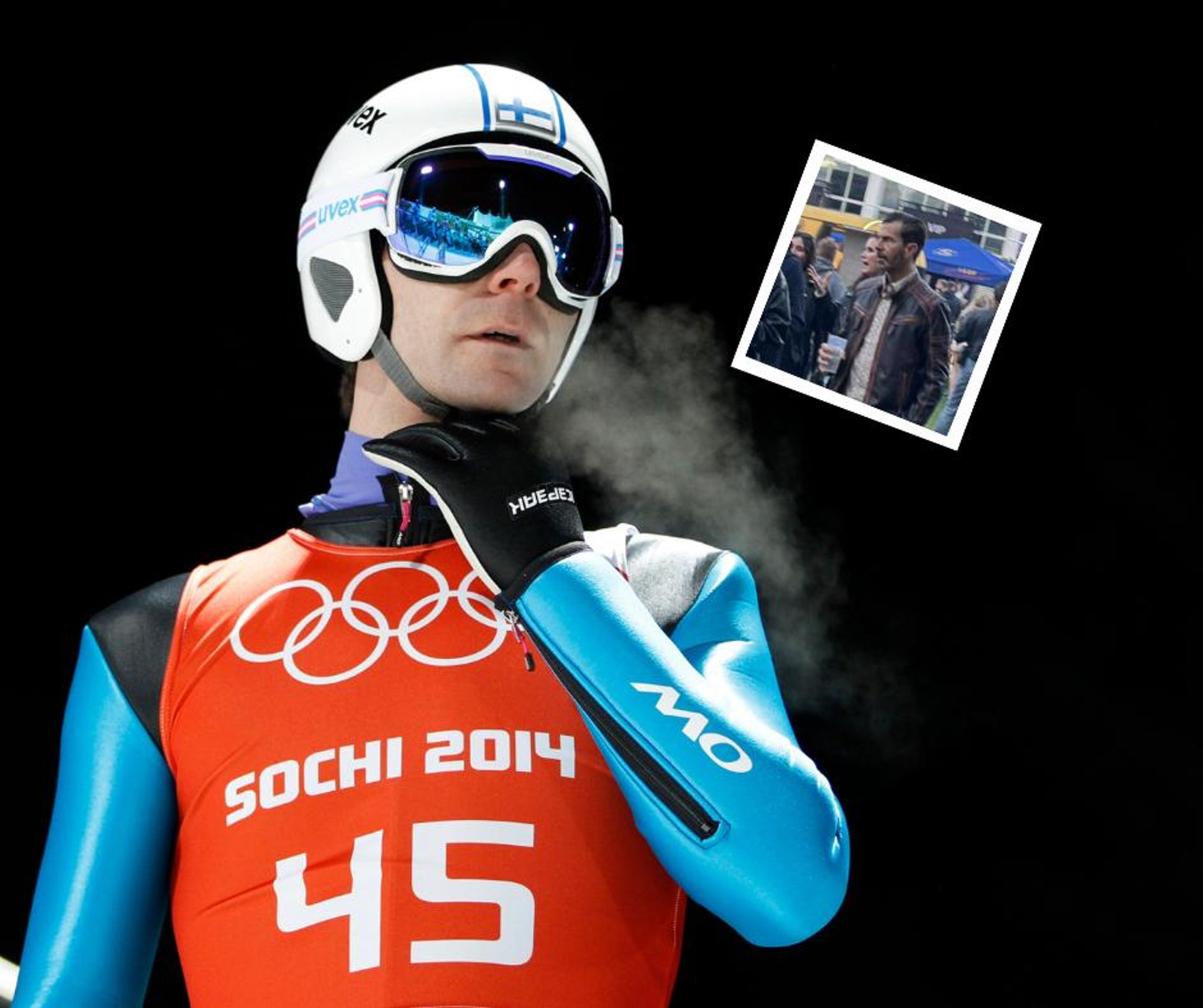 FOTOD | „Nad tundusid olevat paar.“ Äsja lahutanud Soome suusahüppelegend veetis Tallinnas aega kauni blondiiniga