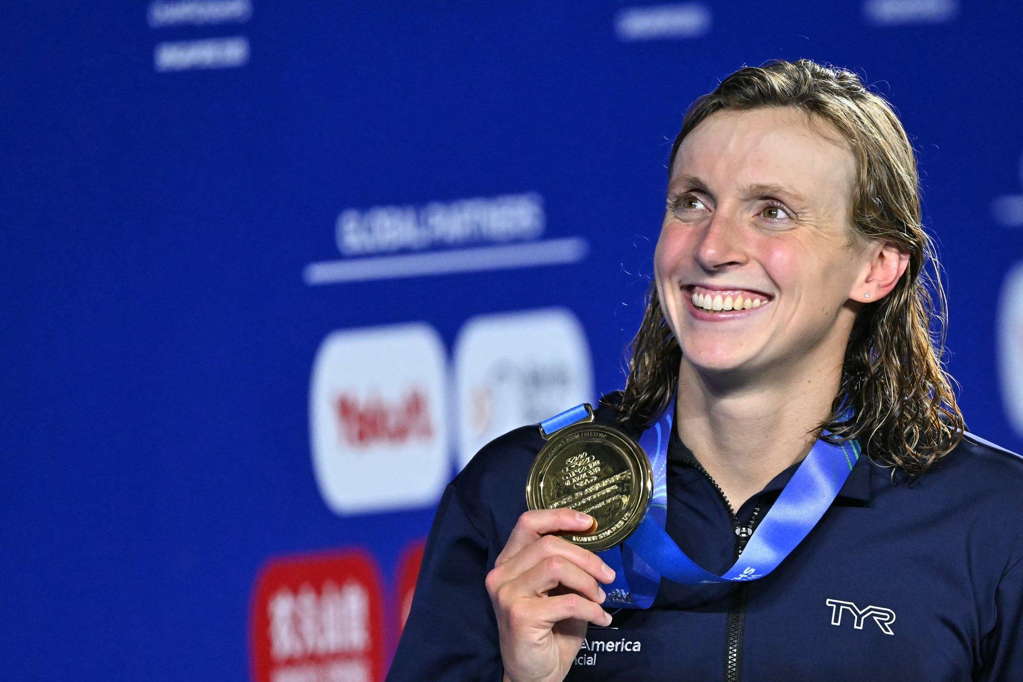 Katie Ledecky võitis seitsmenda järjestikuse maailmameistritiitli 800 meetri vabaujumises