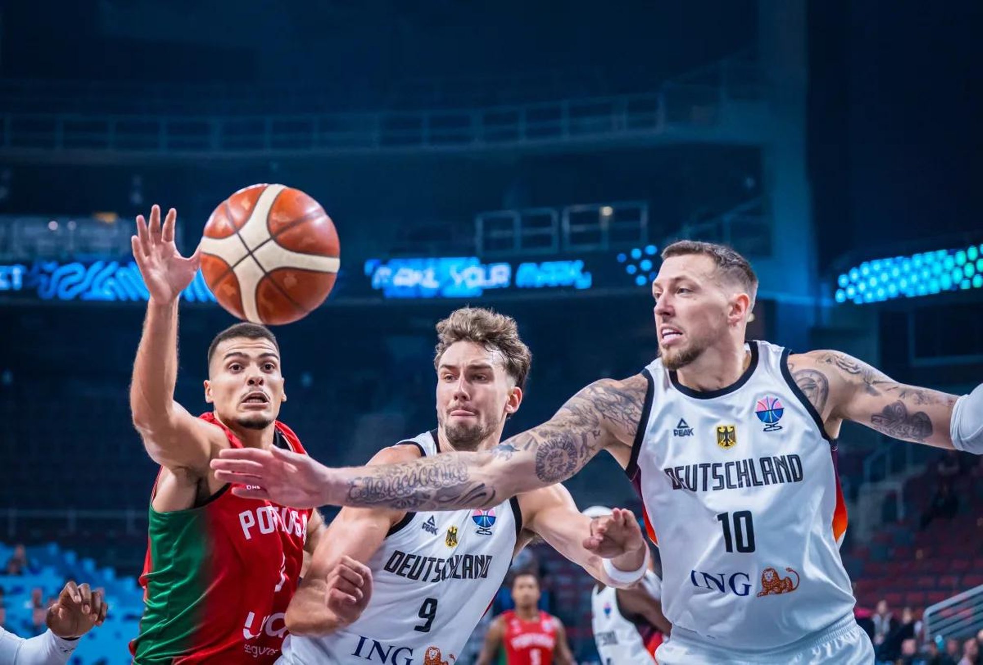 Korvpalli EM: Eesti konkurentsist lülitanud Portugal võitis Saksamaa vastu avapoolaja, kuid sai lõpuks kindla kaotuse