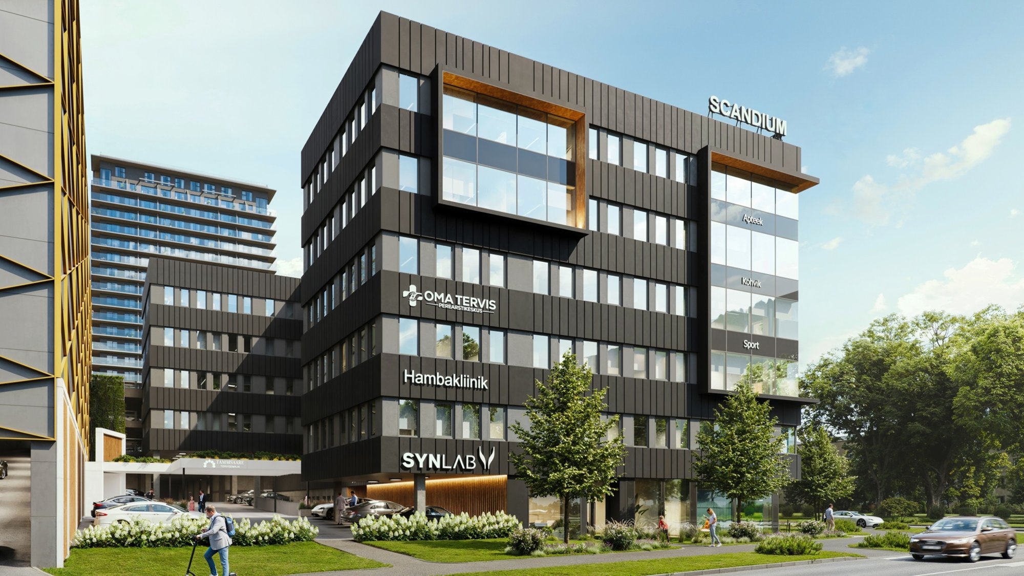 Mustamäe Keskuse külje alla kerkivas Lääne-Tallinna megakvartalis algab tervisemaja ehitus