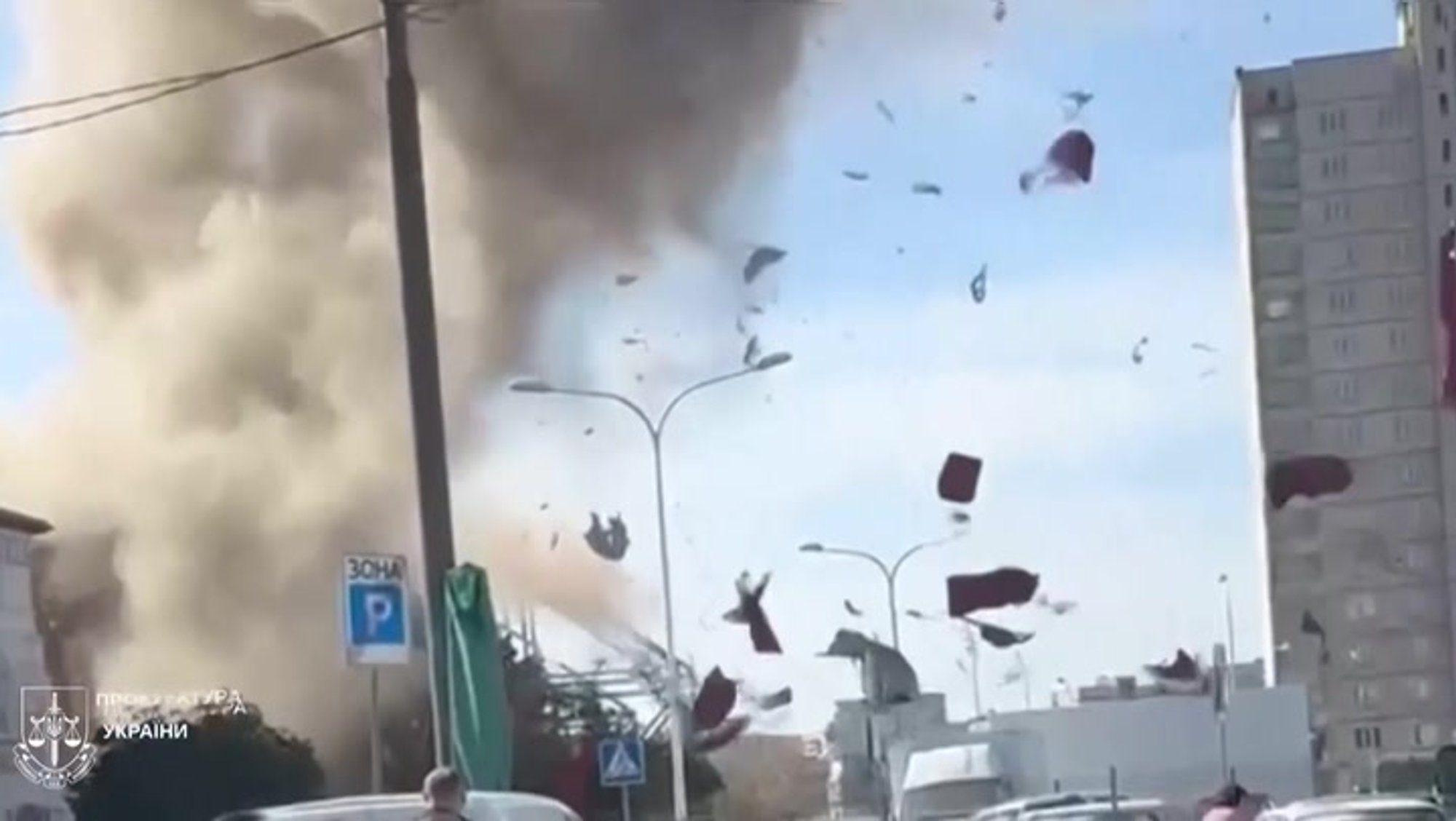 VIDEO | Venemaa droonid tabasid Harkivis Ukraina riikliku farmaatsiaülikooli hoonet