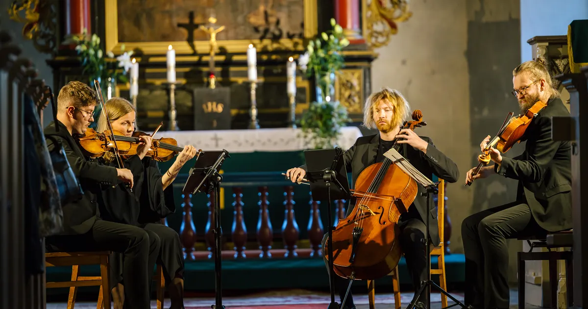 GALERII ⟩ Noor ja tarmukas kammeransambel kandis Rakveres ette Pärdi vähemtuntud teoseid