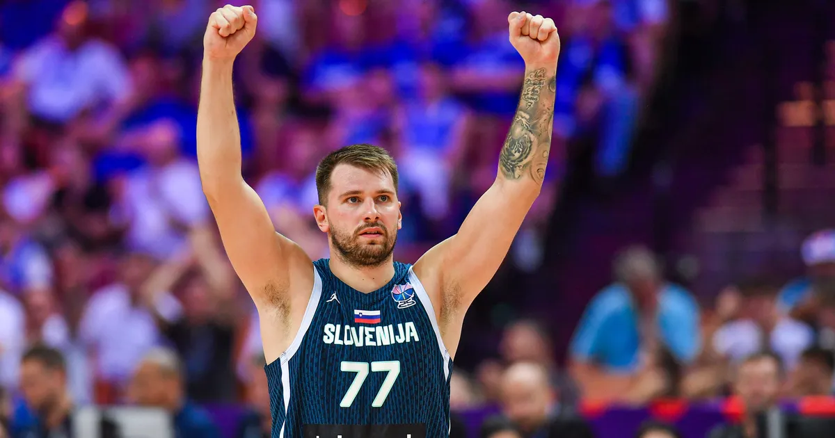 Kolmikduubliga flirtinud Doncic tassis Sloveenia kolmanda võiduni