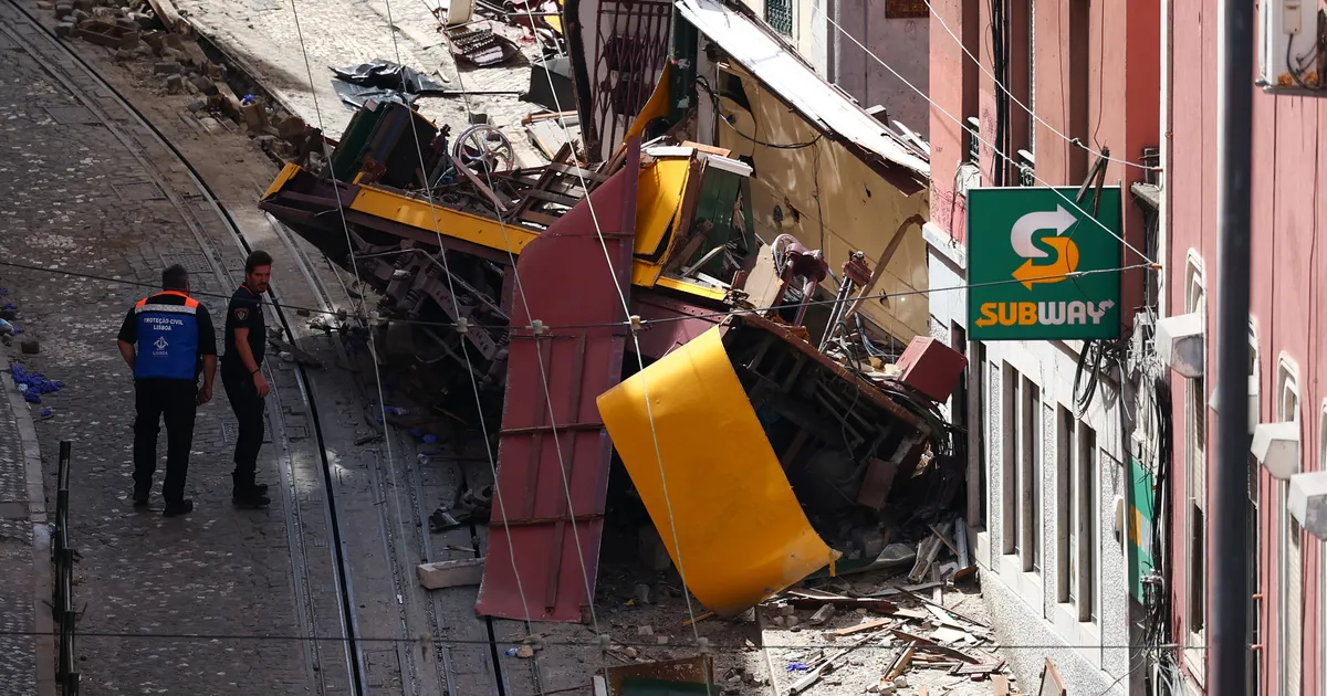 Inspektorid: Lissaboni funikulööri tross katkes enne õnnetust