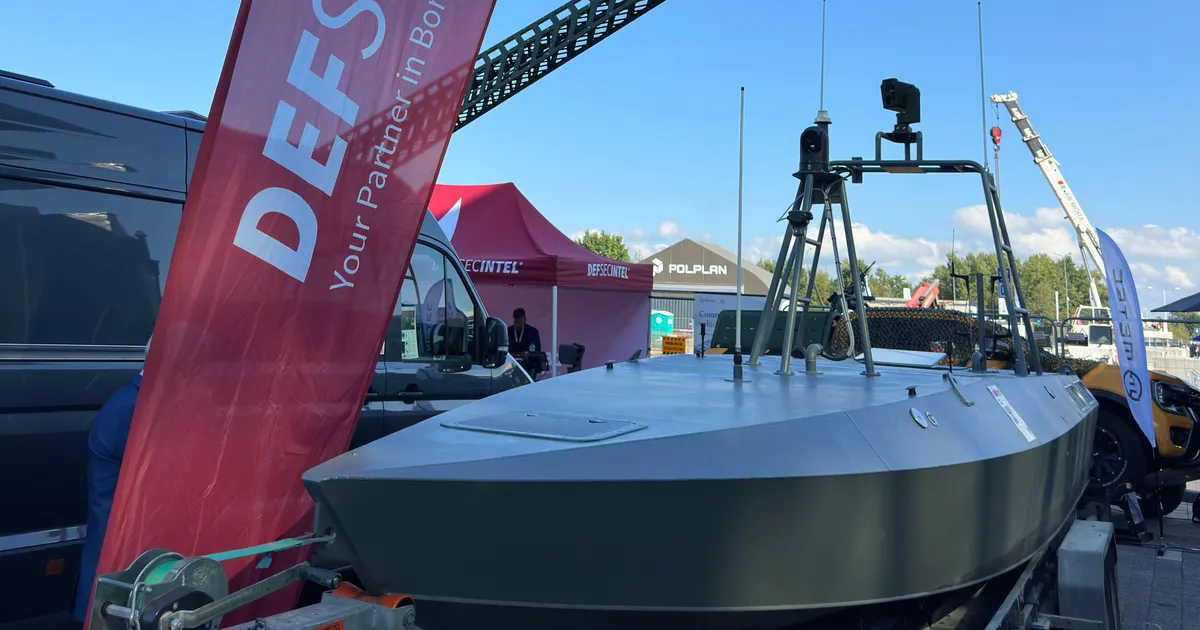 FOTOD ⟩ Eesti esitles Poola kaitsetööstusmessil oma uut meredrooni EUROMITE