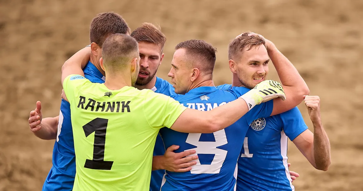 JÄRELVAADATAV ⟩ Rannajalgpalli euroliiga: Eesti lõpetas turniiri napi kaotusega Gruusiale