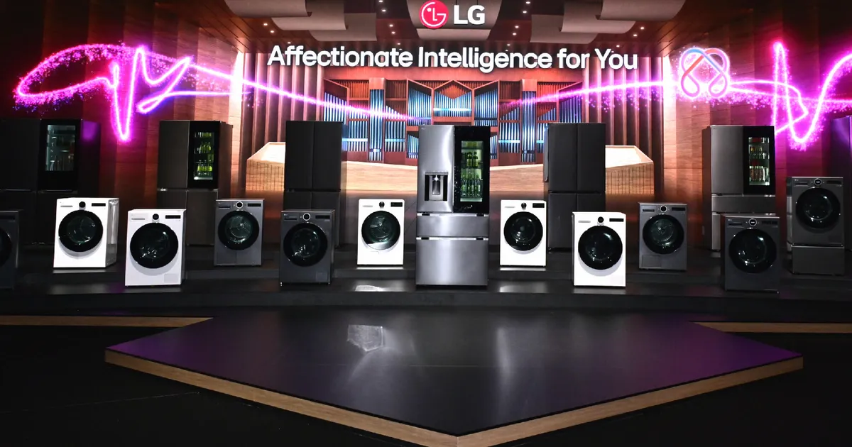 LG näitas IFA 2025 messil mikroplasti vähendamise programmiga pesumasin-kuivatit