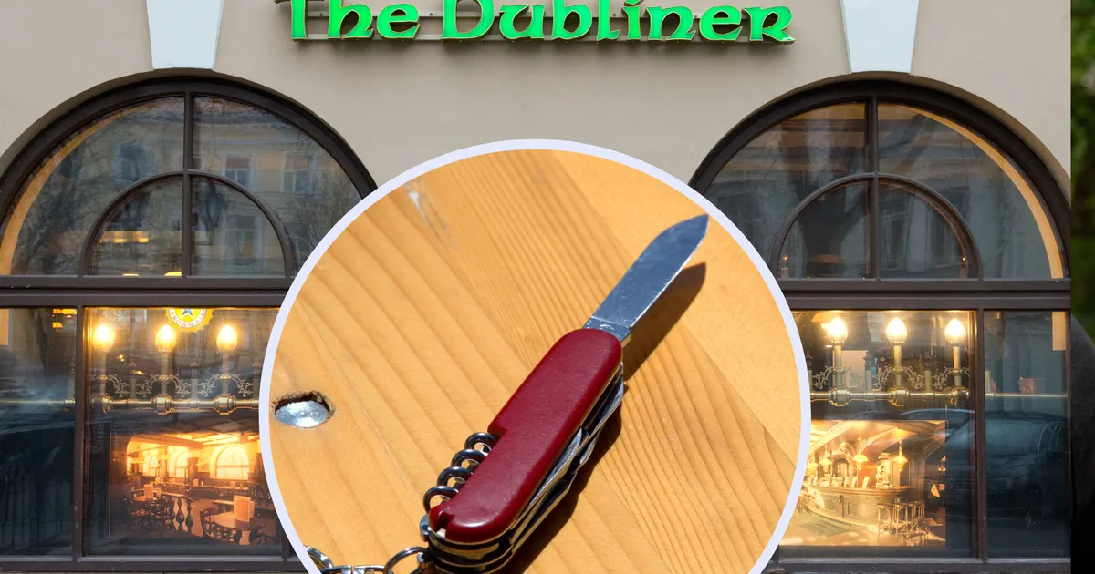 Tallinna vanalinnas ehmatas pubi külastajaid taskunoaga vehkinud mees