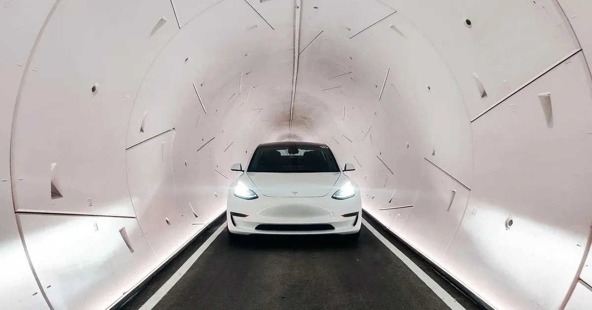 Elon Muski tunnelifirma puuris Las Vegase alla käigu, mis ulatub lennujaamani