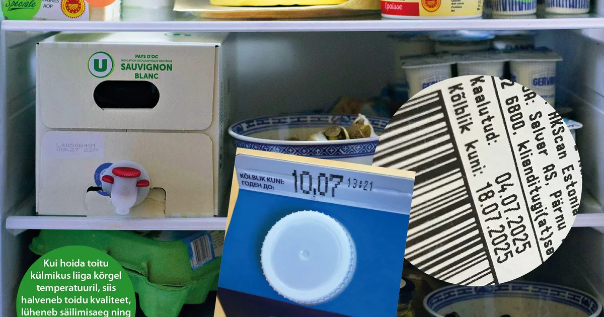 Kuidas on märgistatud toidu säilimise aeg ja mismoodi vähem raisata?