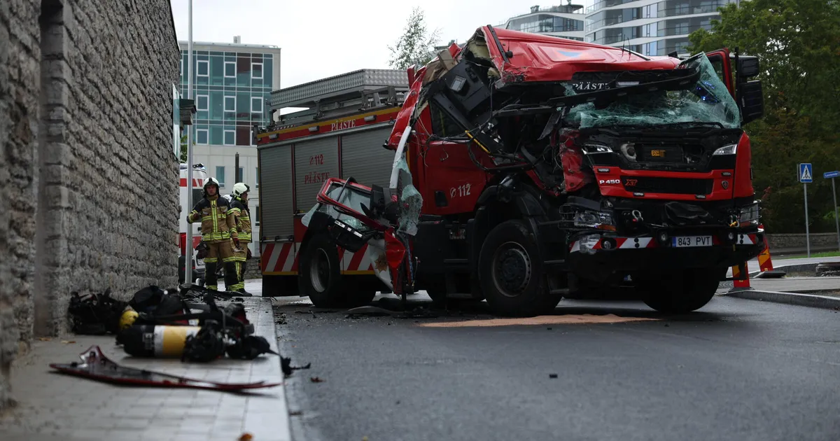 GALERII ⟩ Tallinnas juhtus liiklusõnnetus päästeameti sõidukiga