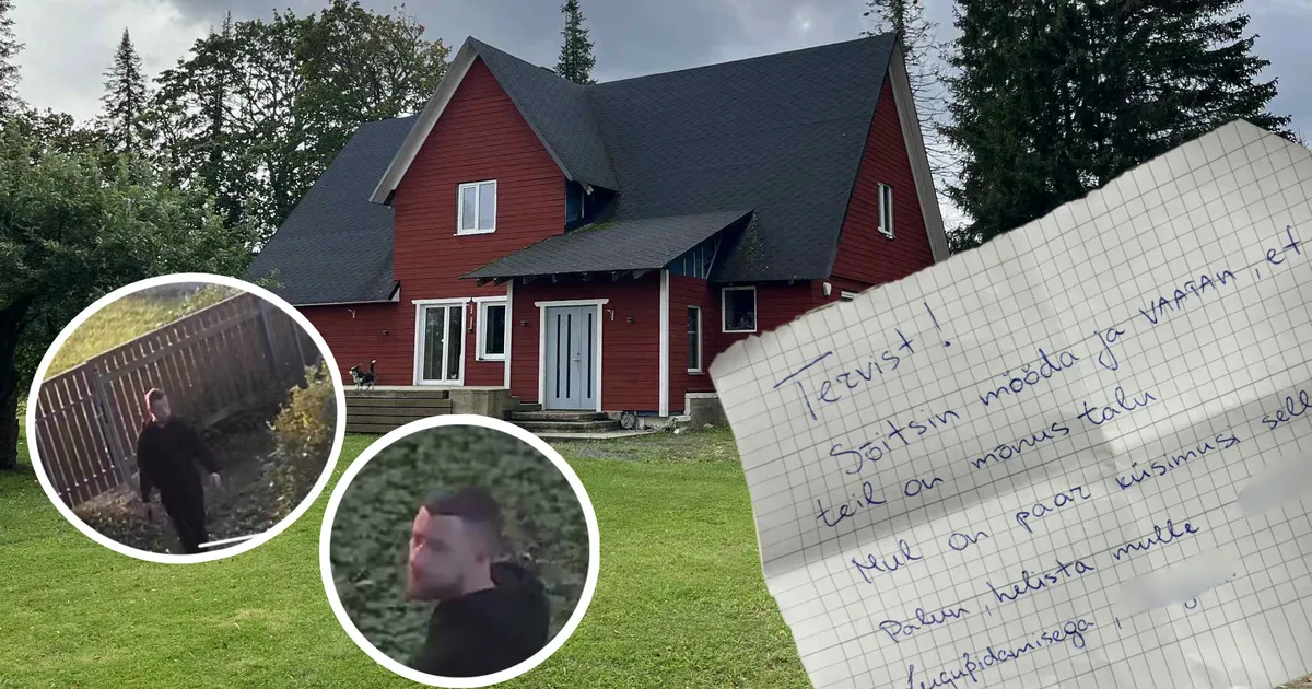 VIDEO ⟩ «Kas te saaksite palun oma naisele öelda, et ta ei räägiks praegu?» Võõral taluõuel omasoodu toimetanud mees hirmutas pererahvast