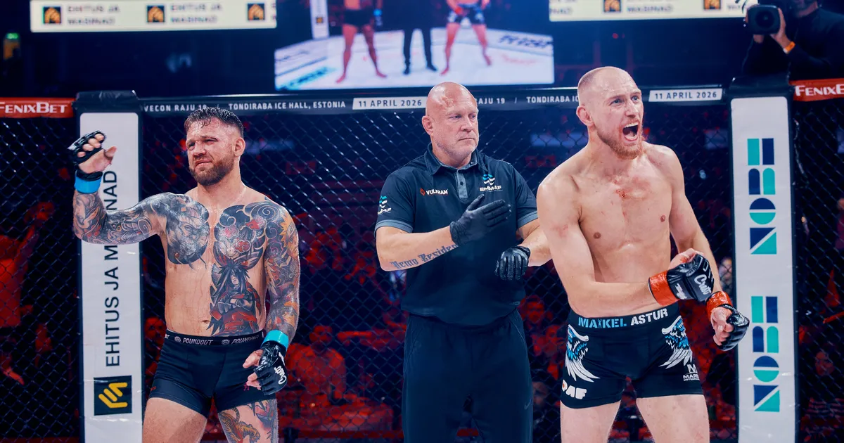 GALERII ⟩ Evecon Raju 18 pakkus Tondirabas dramaatilisi matše ja suurejoonelise MMA-õhtu