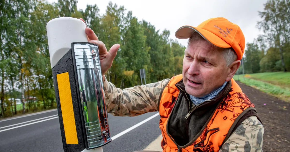 Väikestest peeglitest helkurpostide küljes paistab olevat kasu