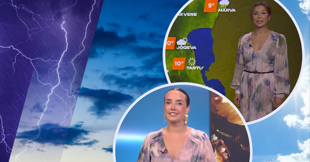 KUVATÕMMISED ⟩ Vahva kokkusattumus teleekraanil: Kanal 2 ja TV3 ilmateadustajad kandsid ühel päeval sama kleiti