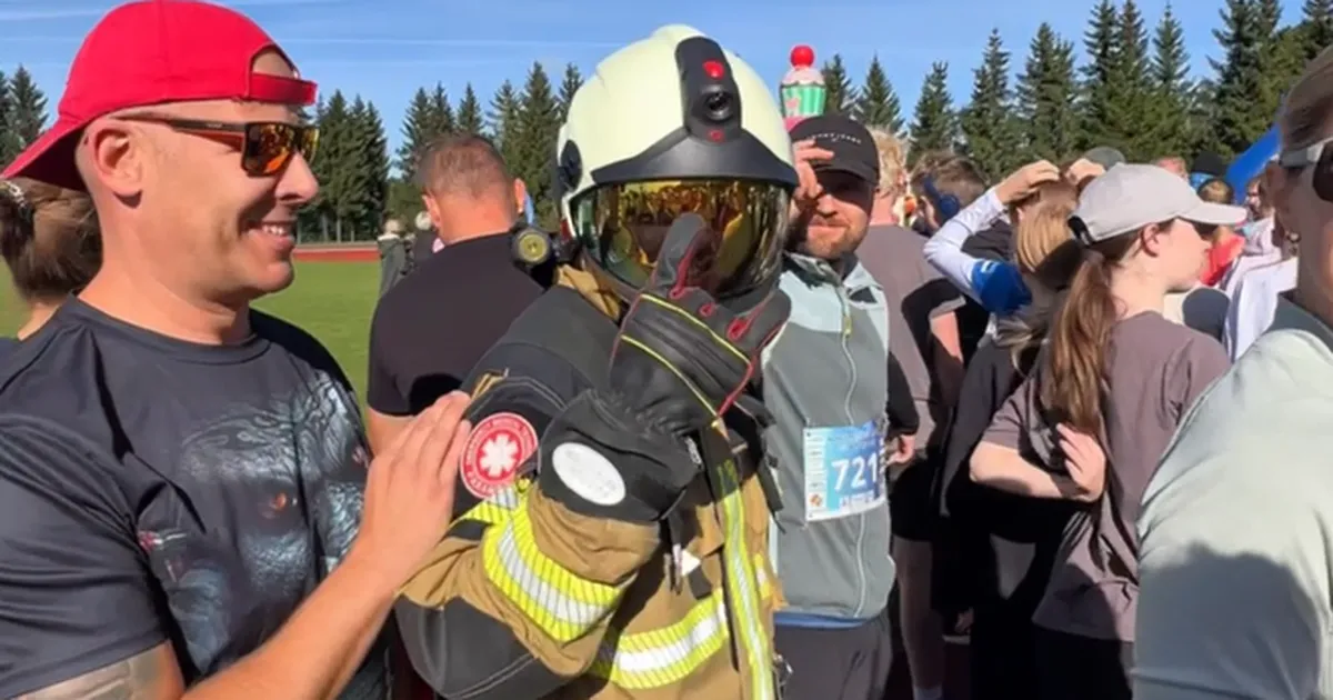 VIDEO ⟩ «Issand, kuidas ta küll jaksab?» kogukonna «Supermees» läbis rahvajooksu täielikus päästevormis