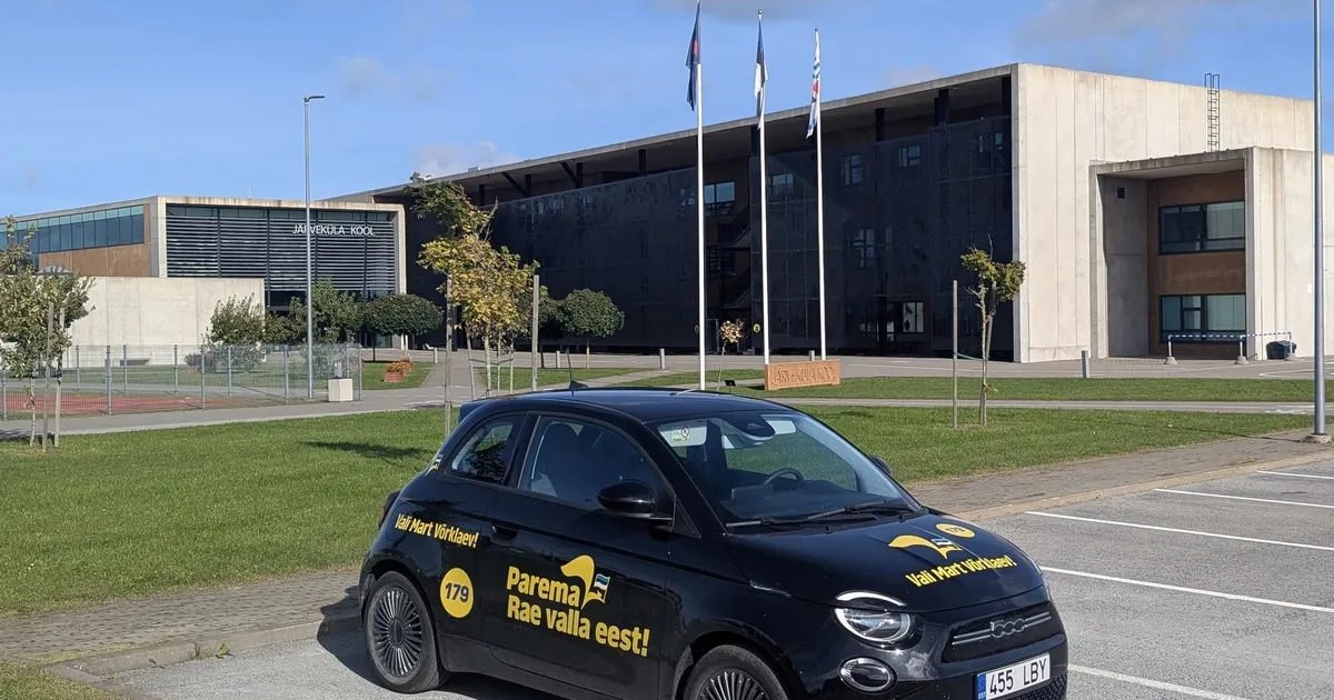 FOTOD ⟩ «Silmakirjalikkus kuubis!» Kampaaniakleebistega sõidukid ajavad Rae valla elanikel harja punaseks