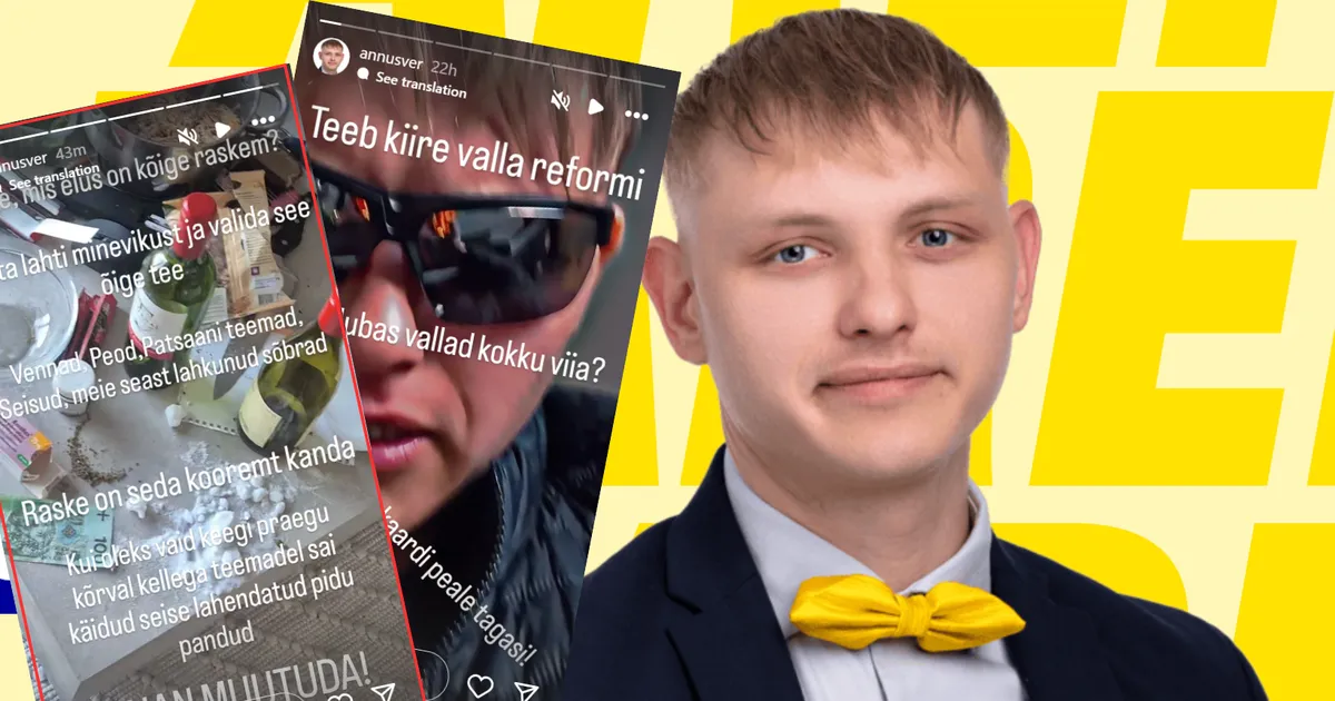 FOTOD ⟩ Reformierakonna kandidaadi murettekitavad postitused: pidu on liiga pikaks läinud, und üldse ei tule!