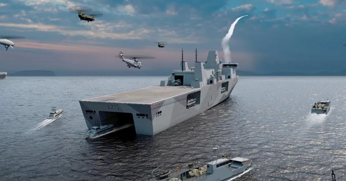 Brittide tulevased dessantlaevad on kui Bondi-filmidest võetud