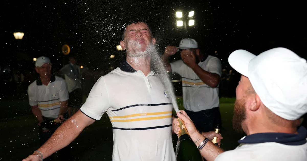 USAd võitnud Euroopa golfimängijad tegid Donald Trumpi kulul nalja