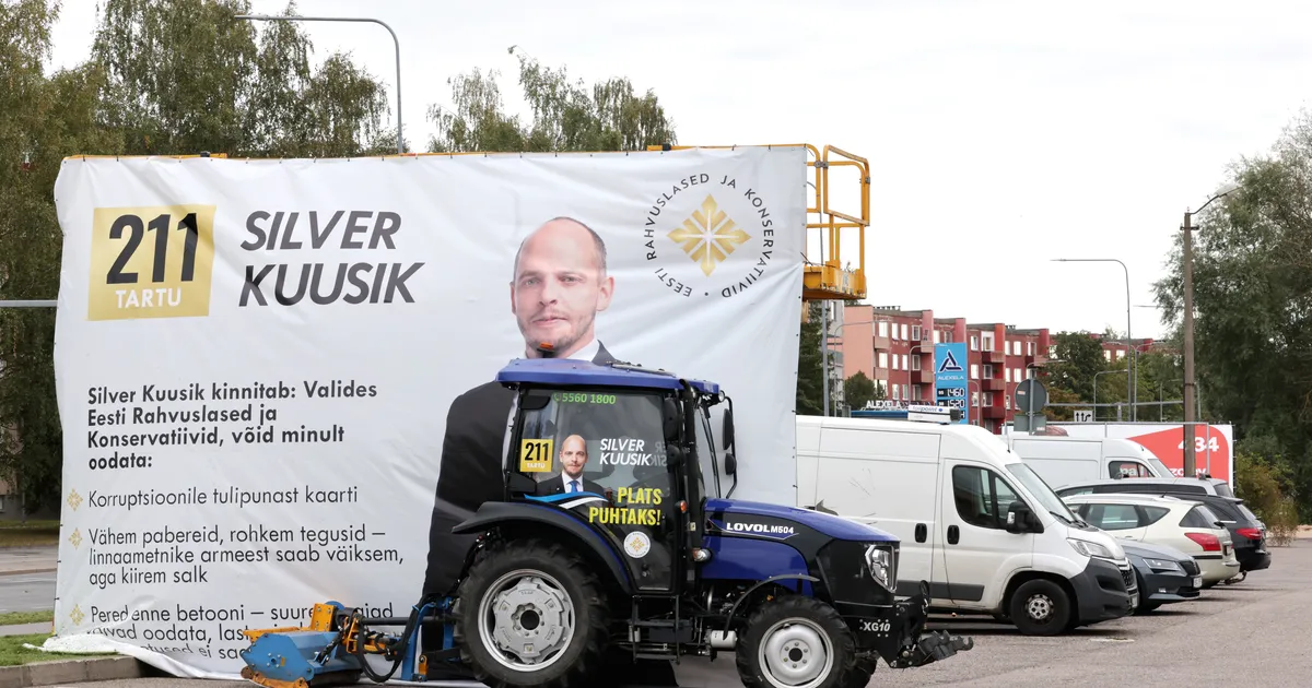 MITU PILTI ⟩ Valimisplakatid on pinnuks silmas nii autojuhtidele kui ka linnale